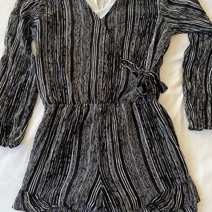 Black and White Romper